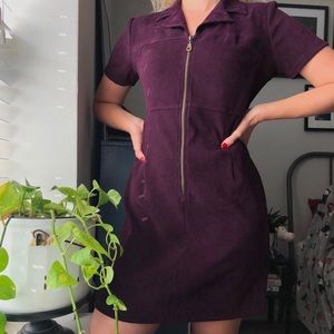 VINTAGE ALYN PAIGE MAROON DRESS
